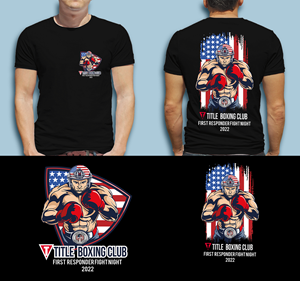 Heroic Deeds/ Title Boxing Fight Night | T-Shirt-Design von Malik 11