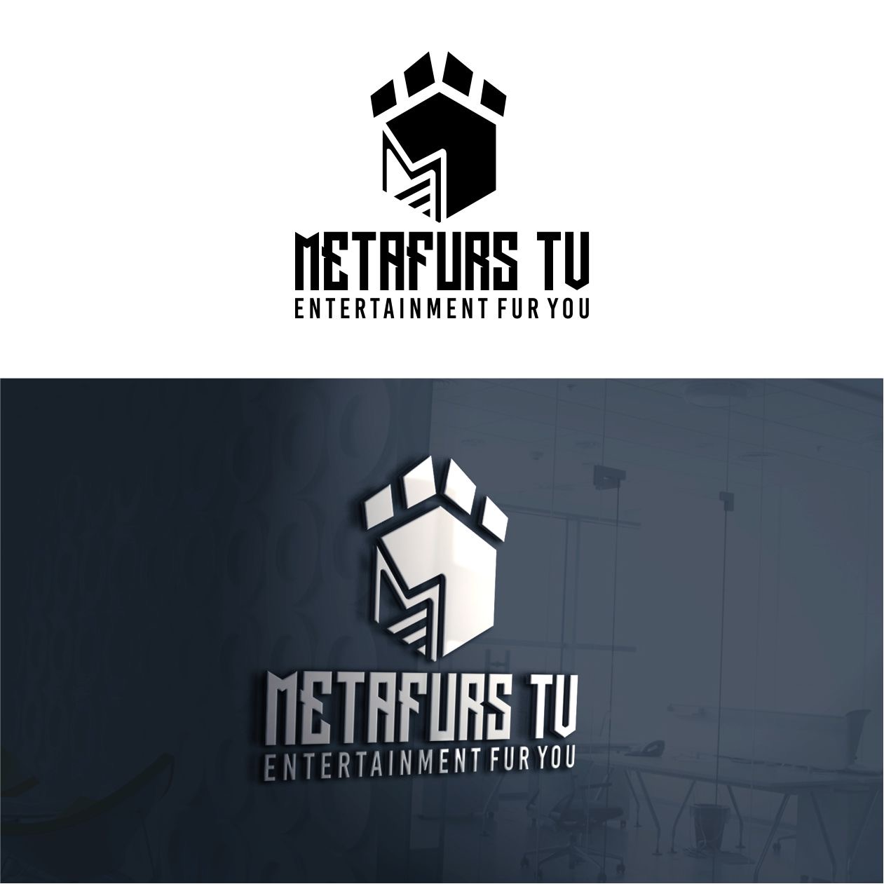 Logo Design by brand maker for MetaFurs TV | Design #29131955