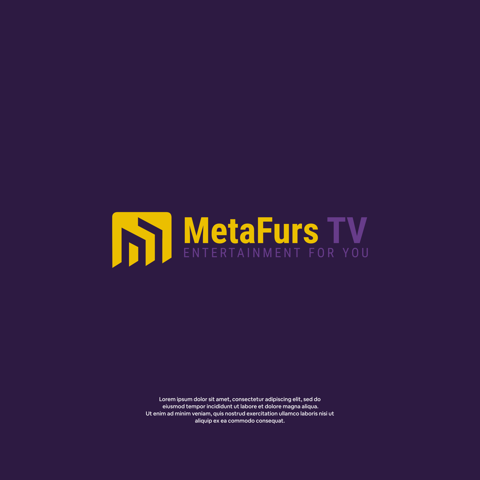 Logo Design by DesignFirst for MetaFurs TV | Design #29106176