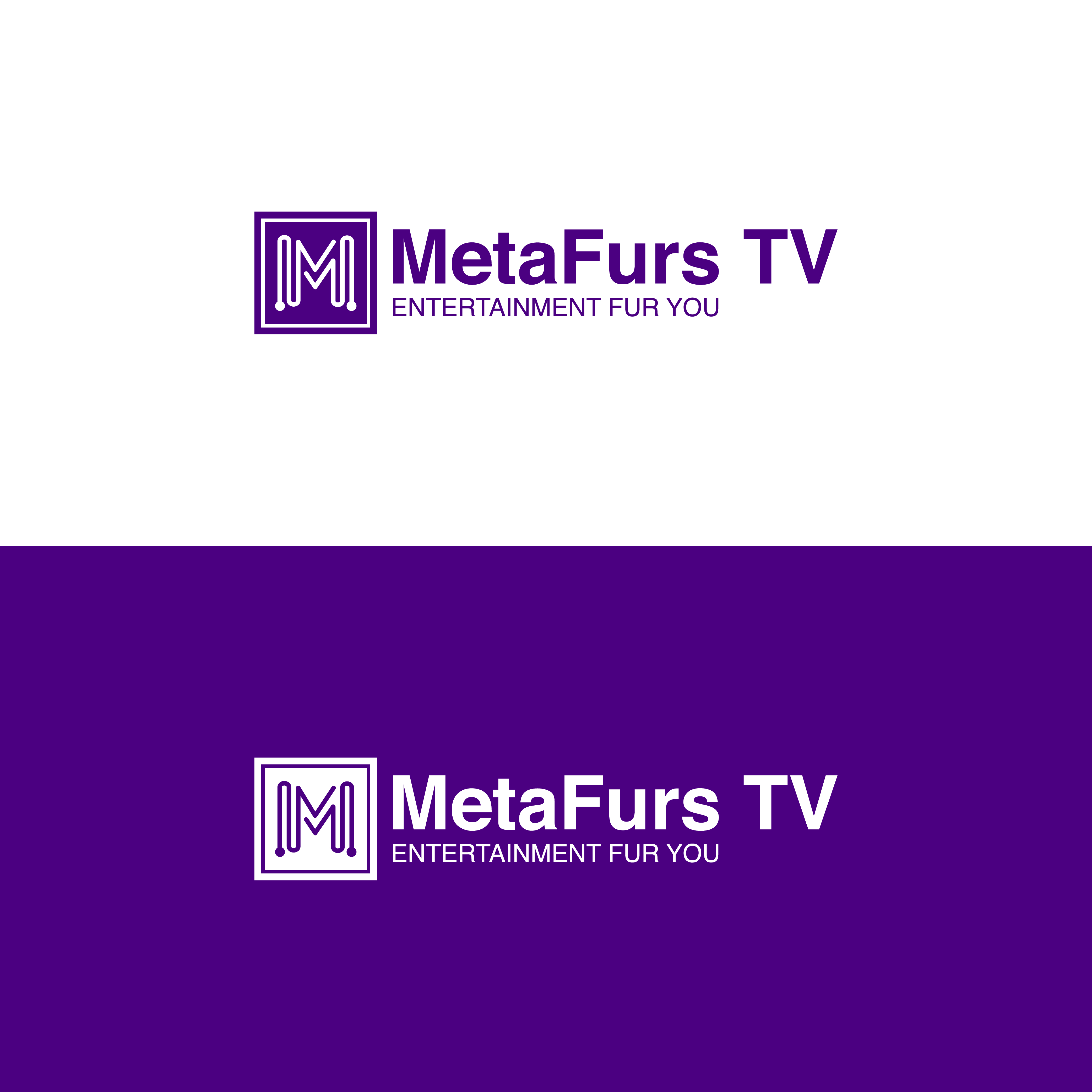 Logo Design by CrewType for MetaFurs TV | Design #29108911