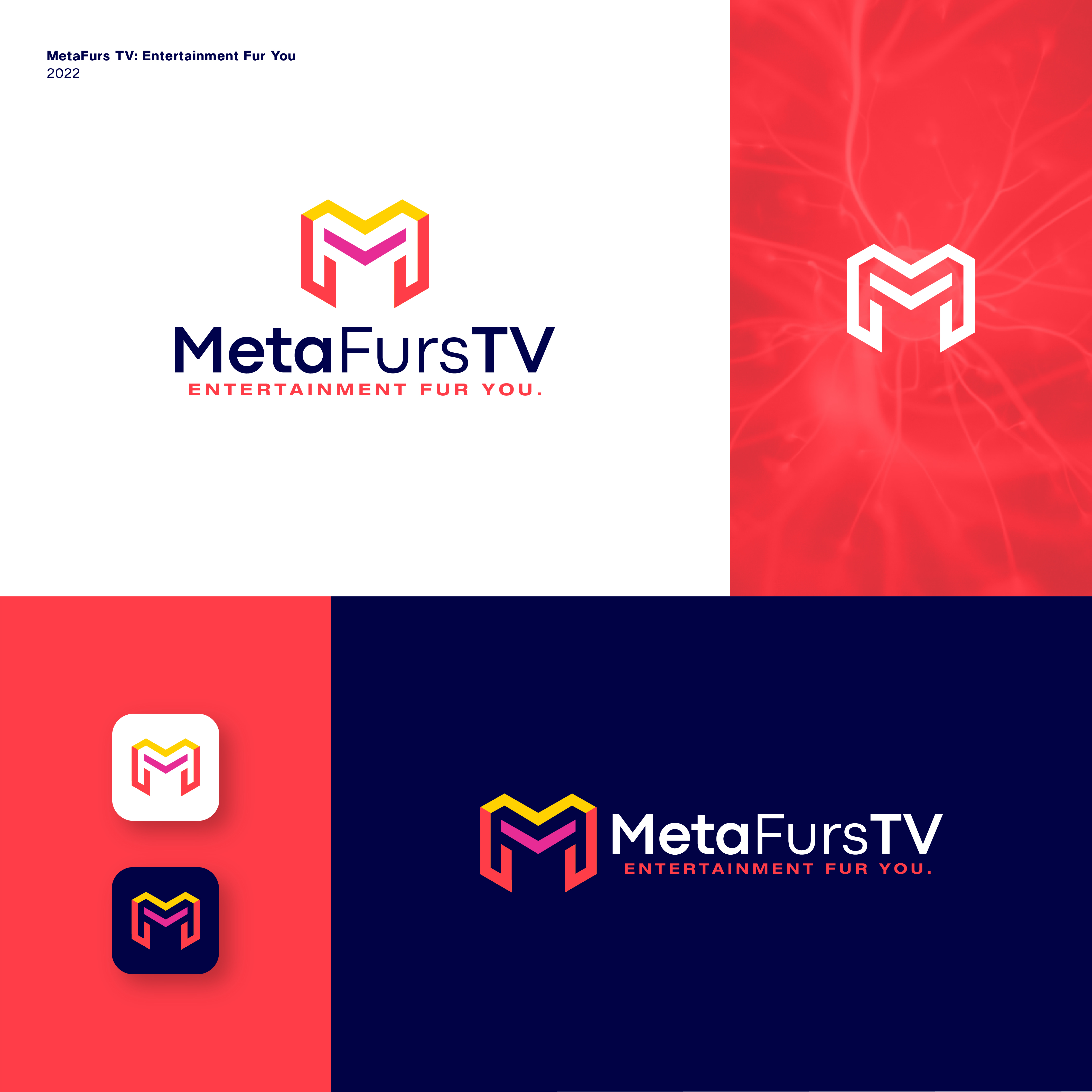 Diseño de Logo por JBalloon Design para MetaFurs TV | Diseño #29132699