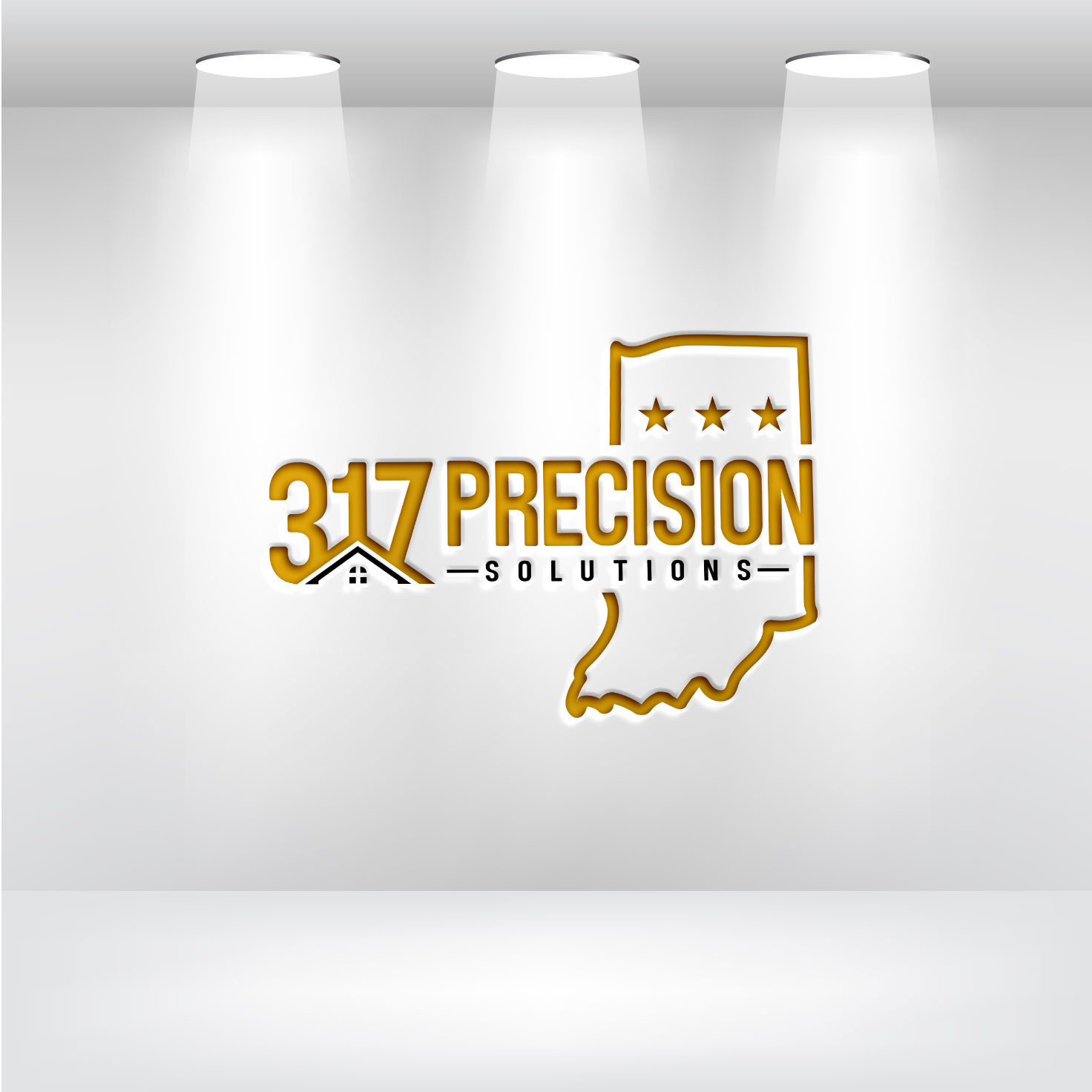 Logo Design by Mi Design1 for 317 Precision Solutions | Design #29138116
