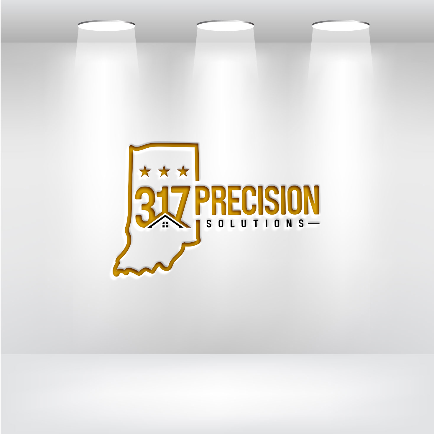 Logo Design by Mi Design1 for 317 Precision Solutions | Design #29138117