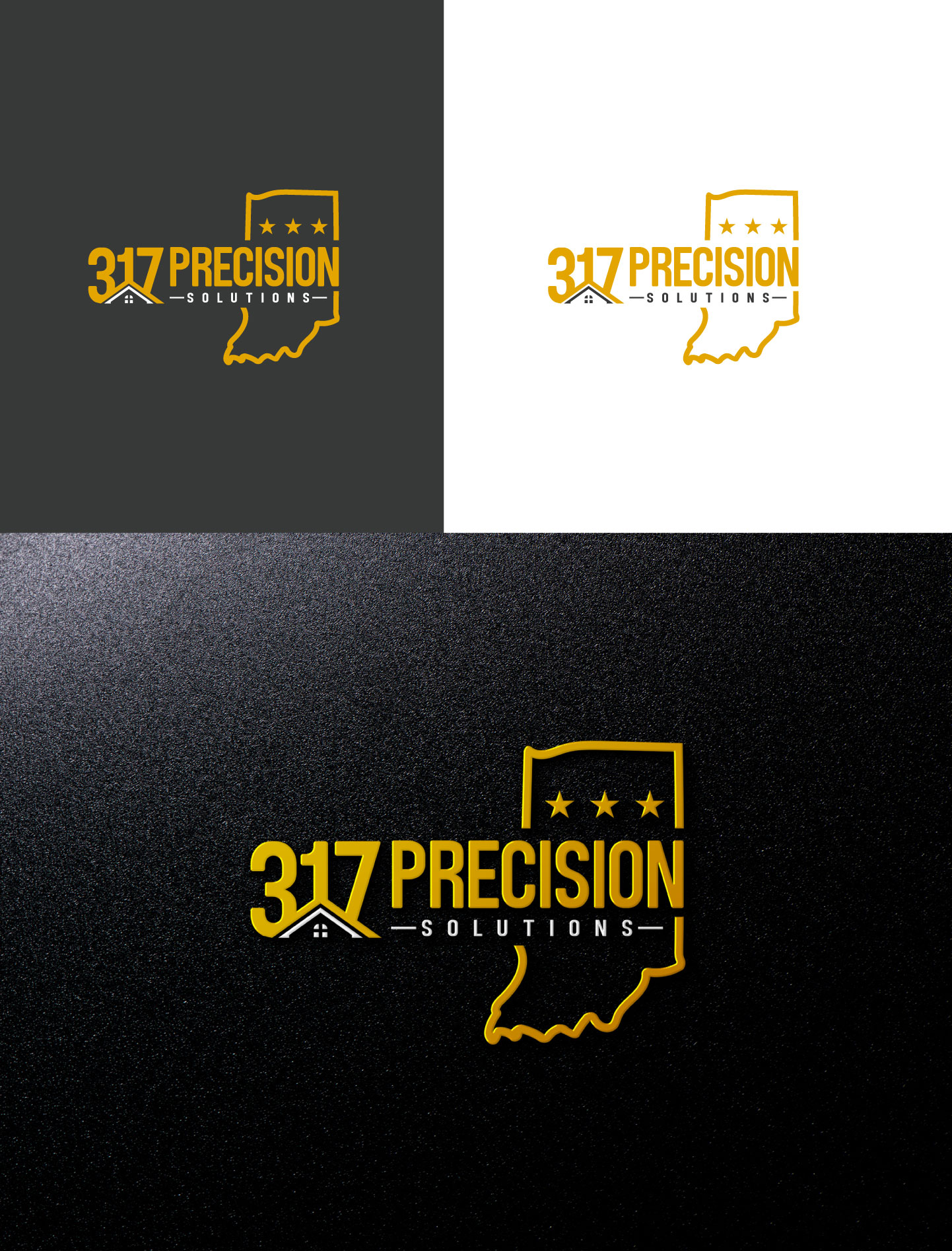 Logo Design by Mi Design1 for 317 Precision Solutions | Design #29138118