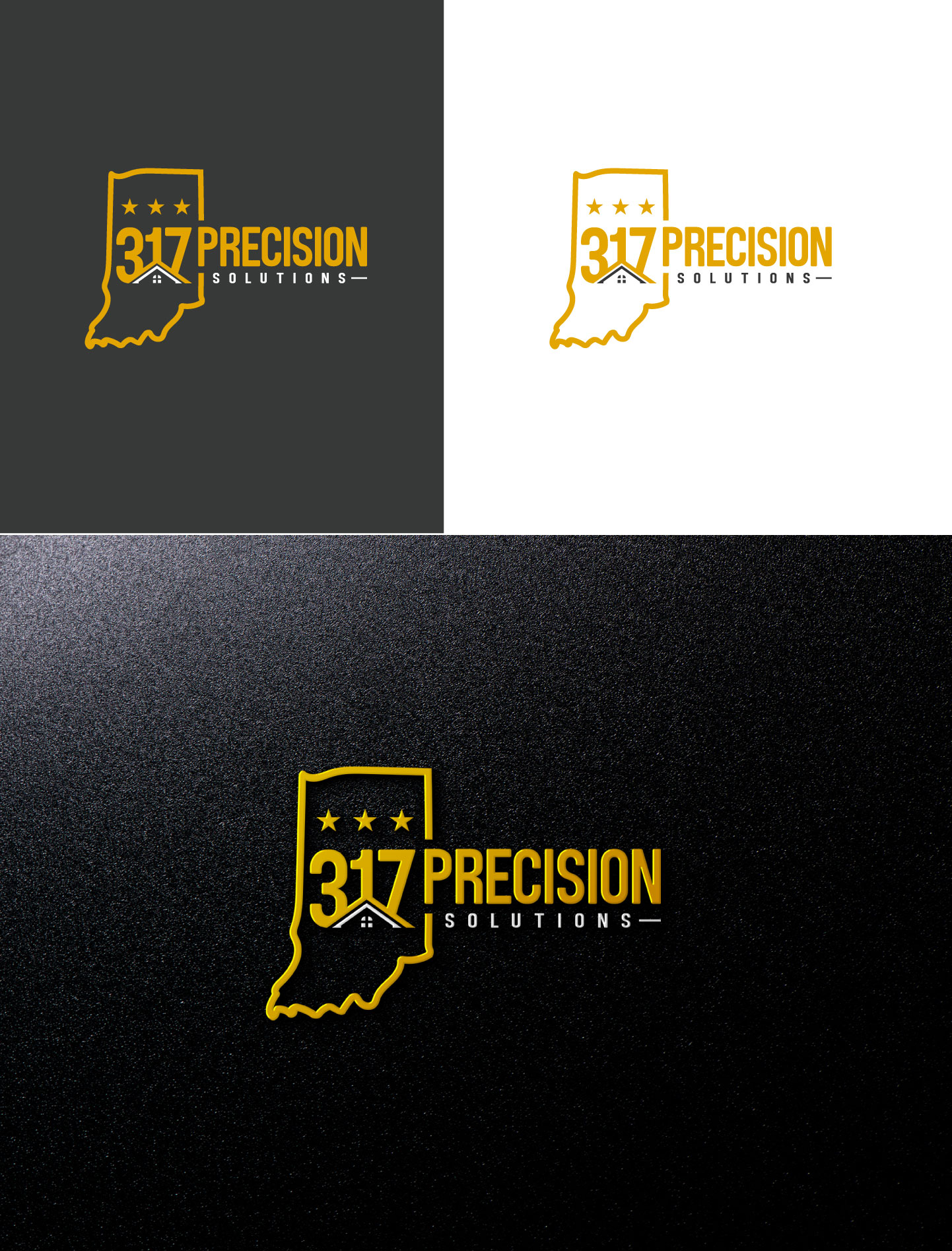 Logo Design by Mi Design1 for 317 Precision Solutions | Design #29138119