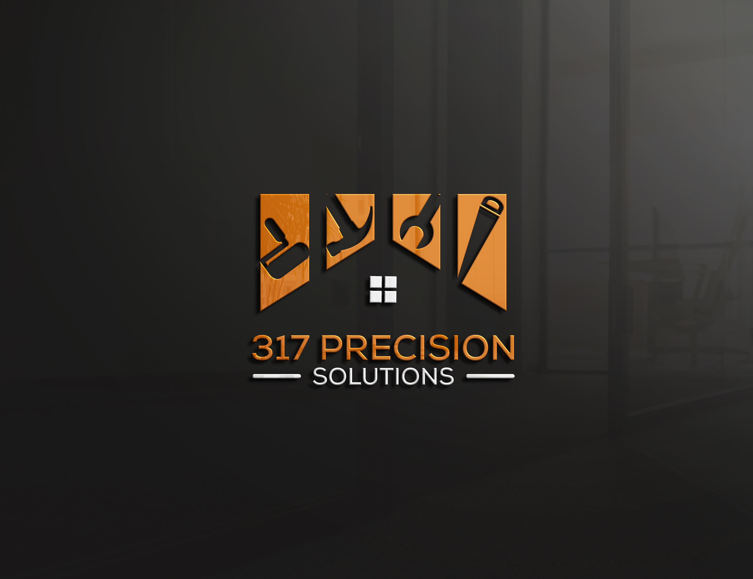 Logo-Design von Visionary Creations für 317 Precision Solutions | Design #29110405