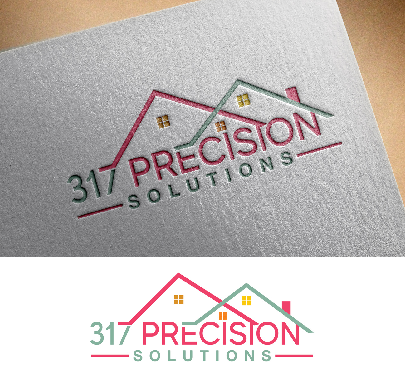 Logo Design by we with for 317 Precision Solutions | Design #29106993