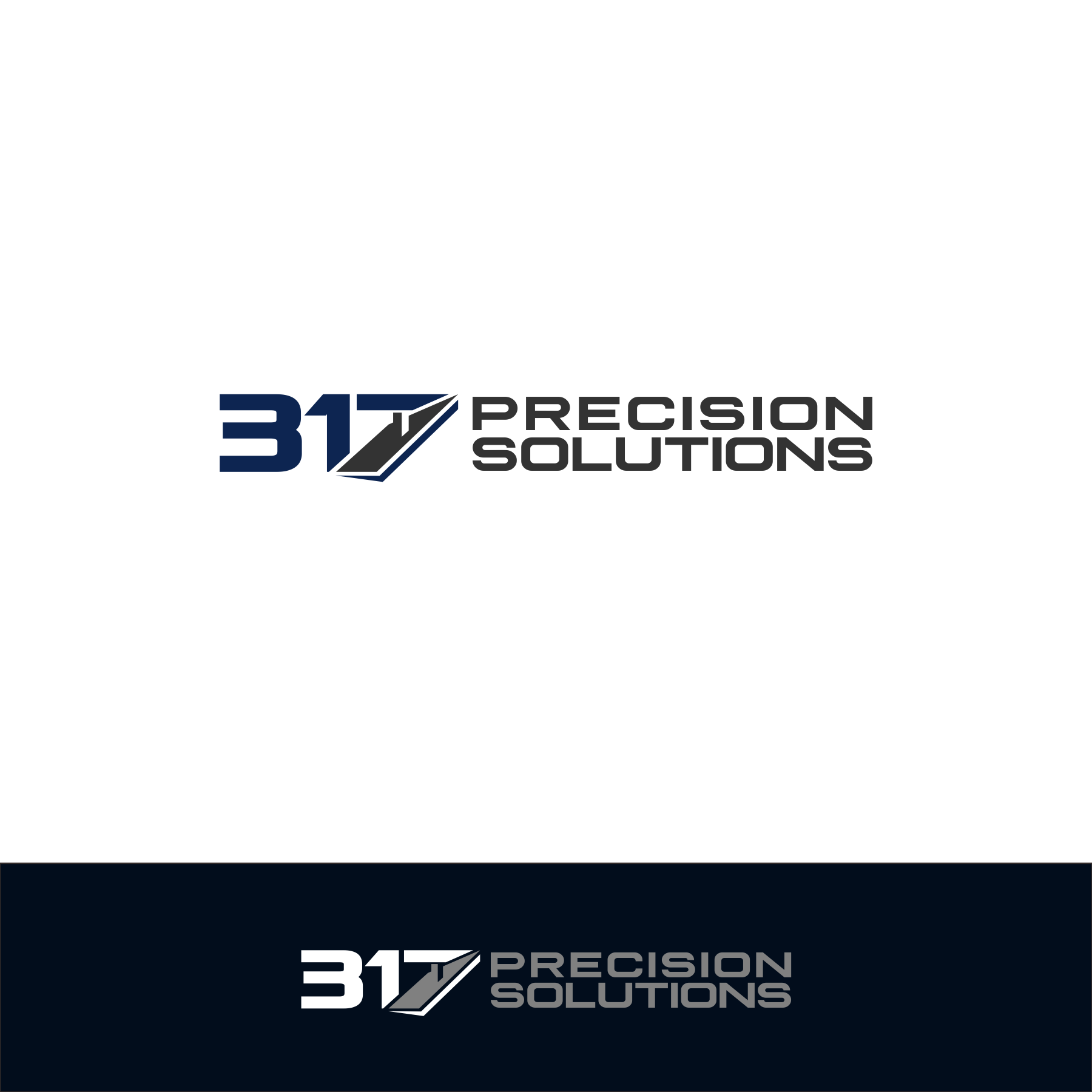 Logo Design by Arham Hidayat for 317 Precision Solutions | Design #29124342