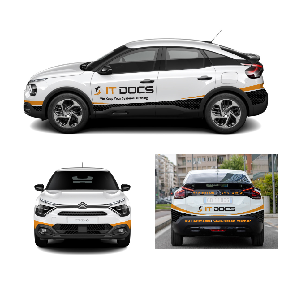 Car Wrap Design by Yoga Tri for IT Docs GmbH | Design #29131511