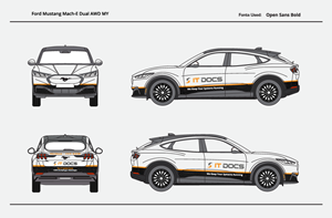 Car Wrap Design by DigiDesigns555 for IT Docs GmbH | Design: #29107812