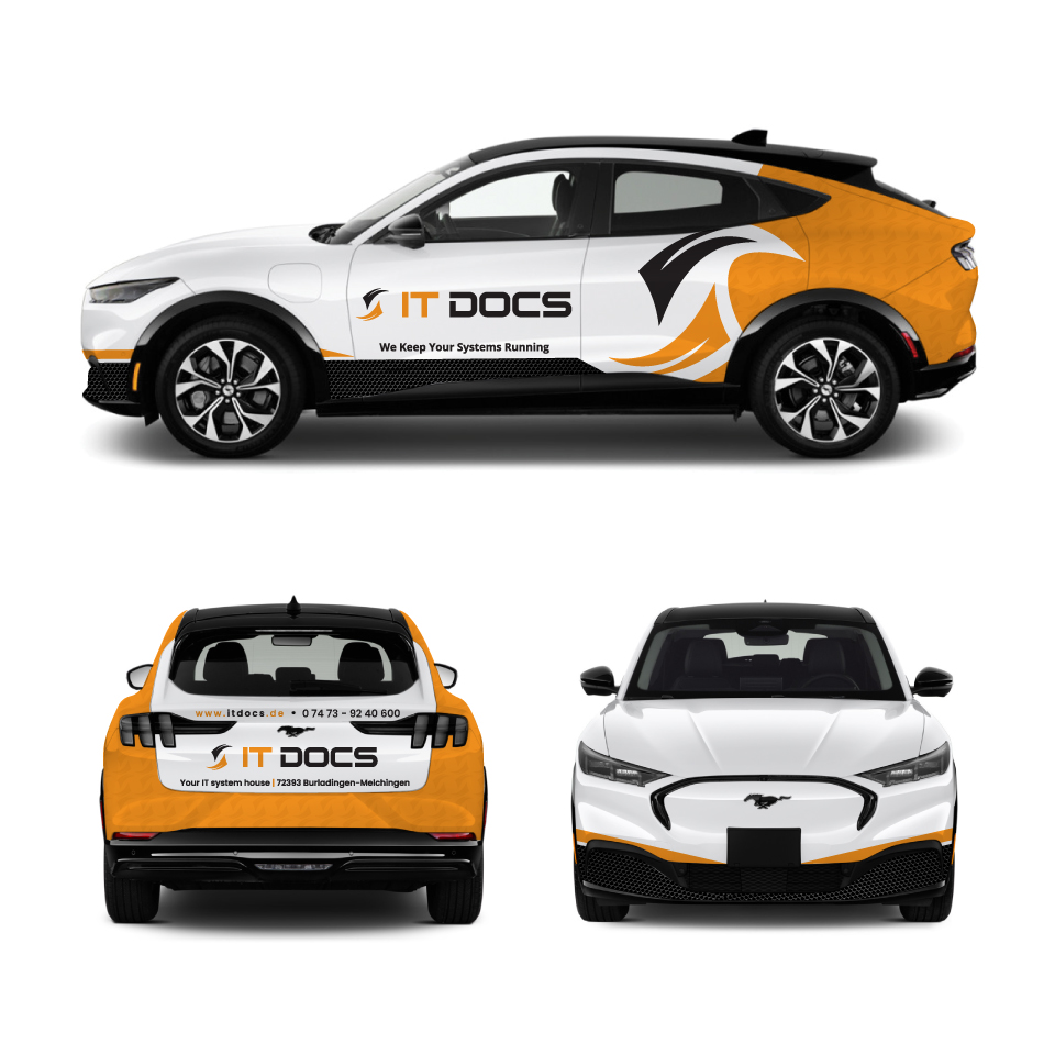 Car Wrap Design by Yoga Tri for IT Docs GmbH | Design #29126504