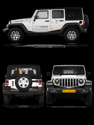 Car Wrap-Design von RubelRir für IT Docs GmbH | Design: #29138316