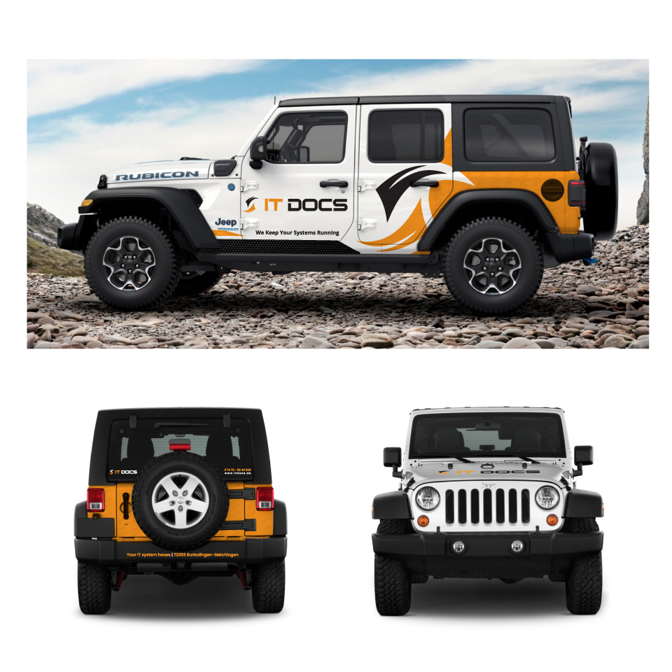 Car Wrap Design by Yoga Tri for IT Docs GmbH | Design #29131188