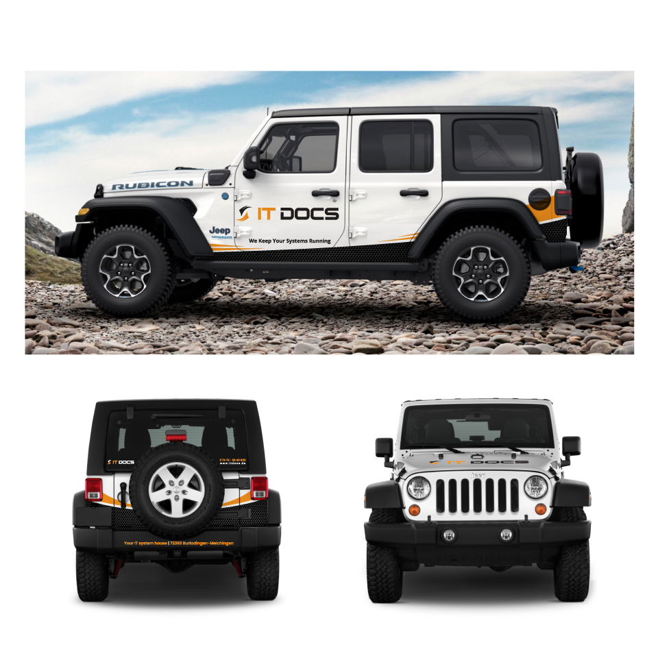 Car Wrap Design by Yoga Tri for IT Docs GmbH | Design #29131236