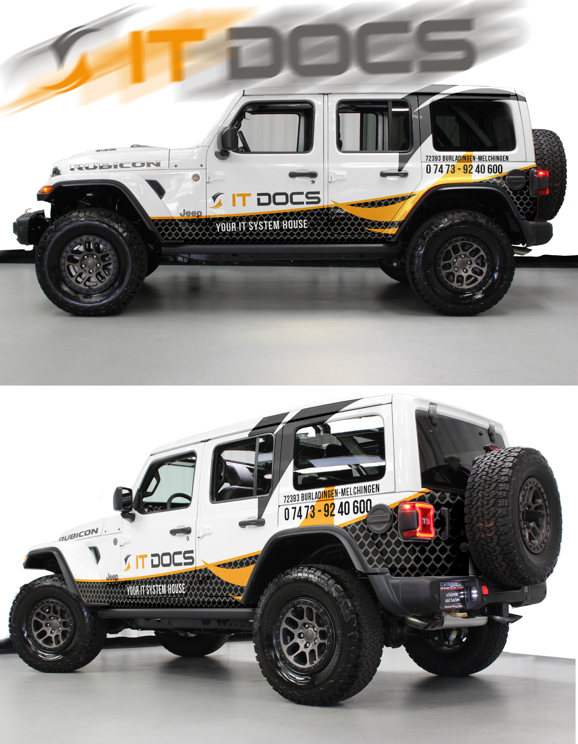 Car Wrap Design by StarGraphics for IT Docs GmbH | Design #29142246