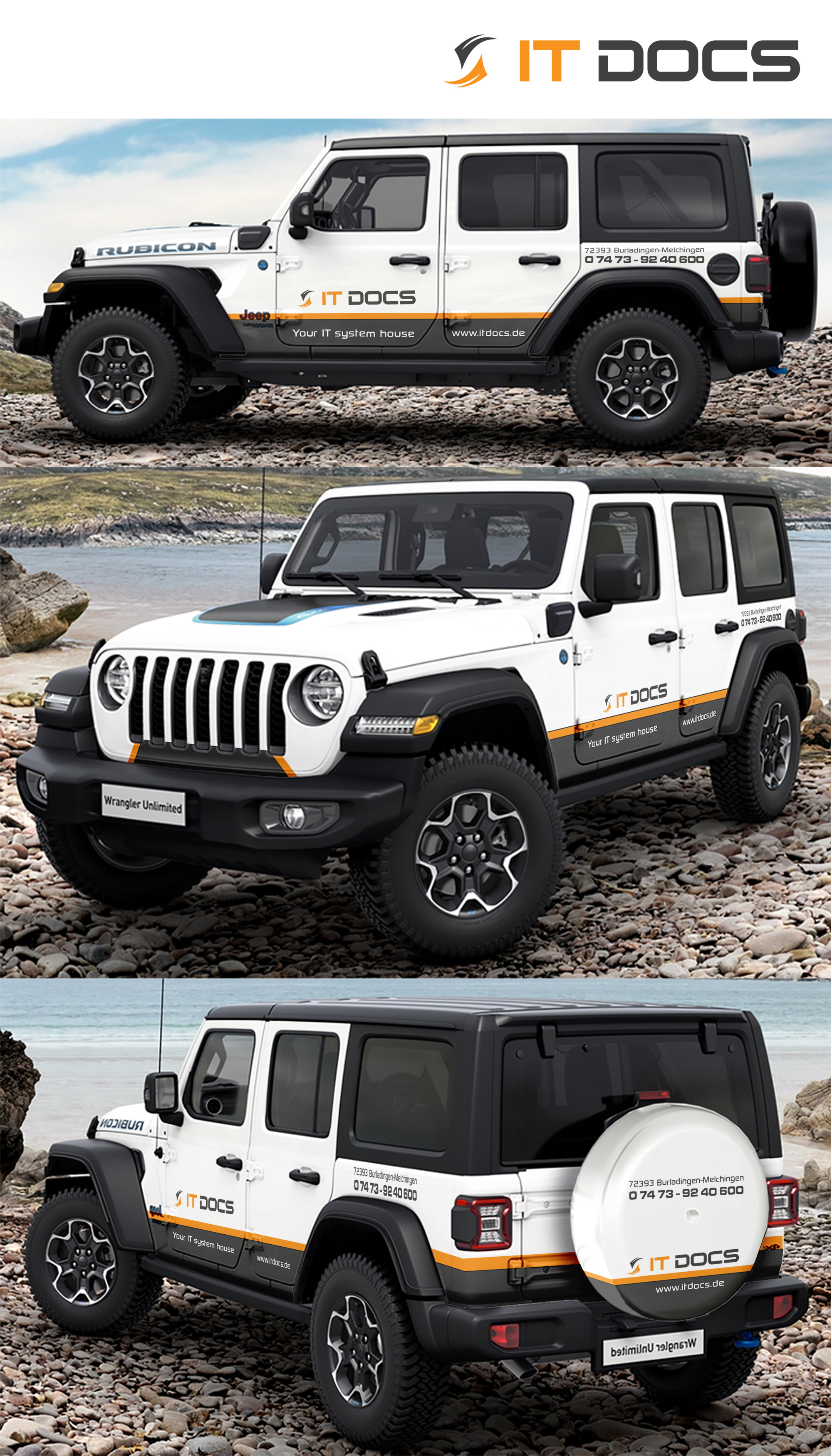 Car Wrap Design by MAKE ME THE WINNER for IT Docs GmbH | Design #29106643