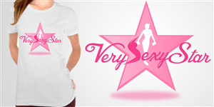 VerySexyStar | T-shirt Design by Professor P