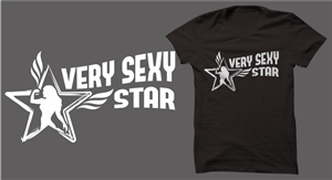 VerySexyStar | T-shirt Design by yuliART
