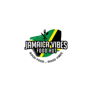 Jamaica Vibes Food Hut  Slogan: Good Food ... Good Vibes | Logo Design by LAXMI DESIGNHUB