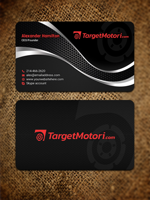 TargetMotori Business cards | Diseño de Tarjeta de Presentación por Sandaruwan