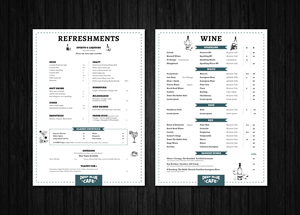 Menu Design by artbitin