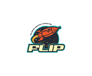 FLIP is the business name and the tag line is: Mid-Century, Industrial & Vintage Finds | Design de Logo par aussieshayno