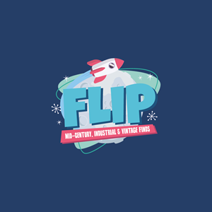 FLIP is the business name and the tag line is: Mid-Century, Industrial & Vintage Finds | Design de Logo par daniel462medina