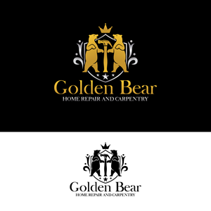 Golden Bear / Home Repair and Carpentry | Logo Design by brand maker