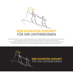 Wir schaffen Zukunft für Ihr Unternehmen | Logo-Design von farady