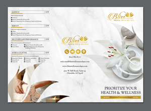 Bliss medical spa and wellness  | Flyer Design by BLUE WINGS
