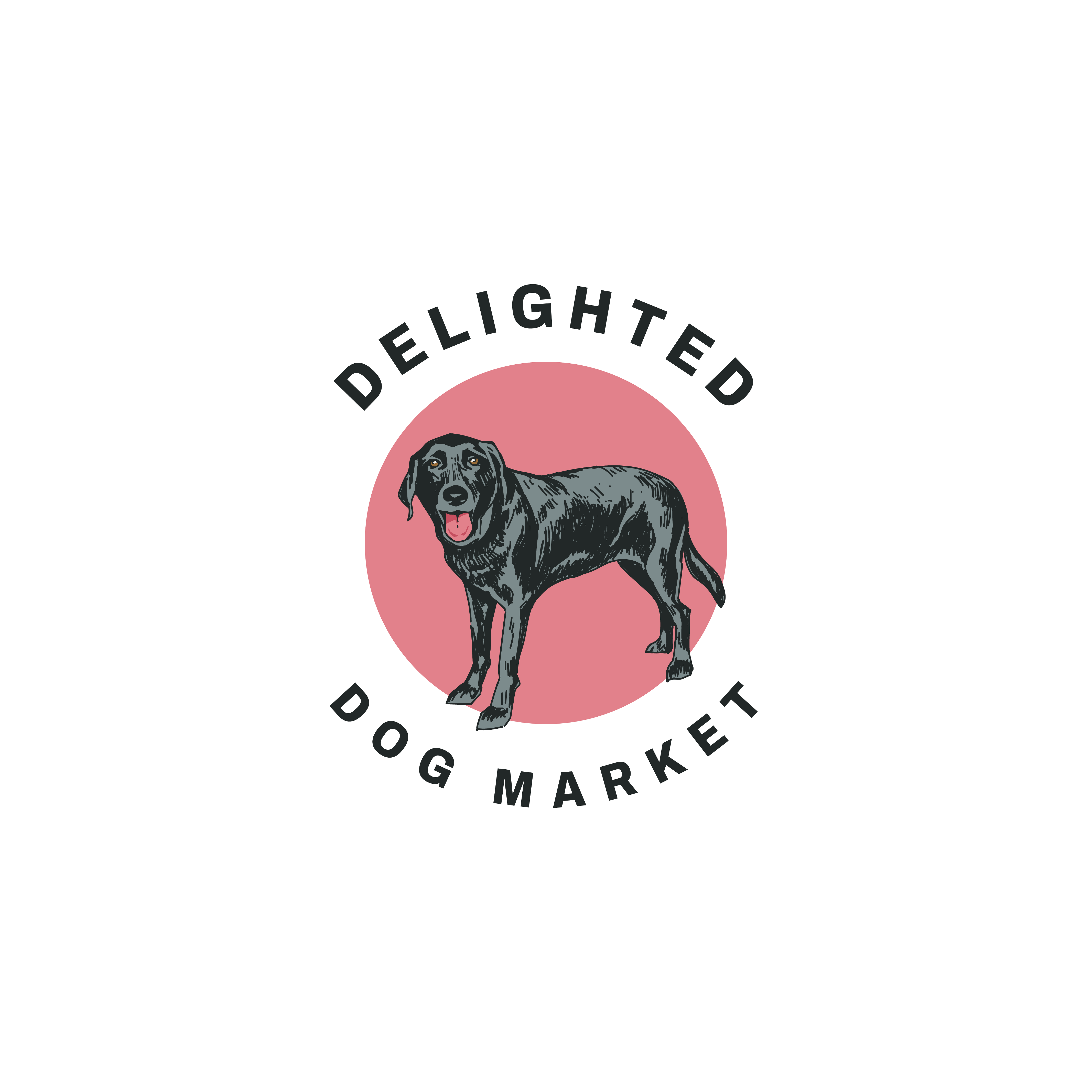 Diseño de Logo por Jerwin Intac para Delighted Dog Market  | Diseño #29113135