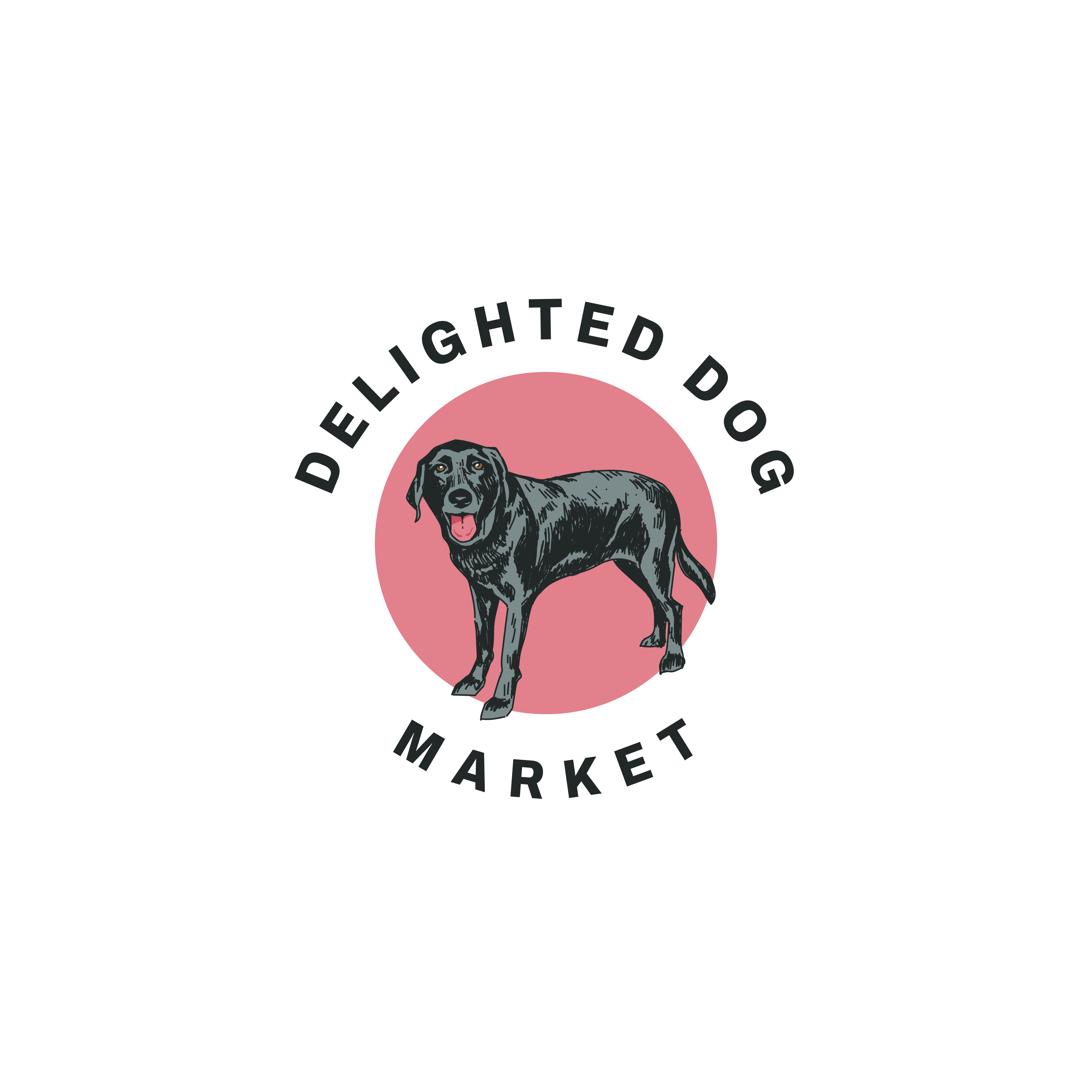 Diseño de Logo por Jerwin Intac para Delighted Dog Market  | Diseño #29131277