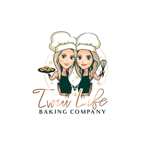 Logo-Design von logoQ für Twin Life Baking Company | Design: #29149100