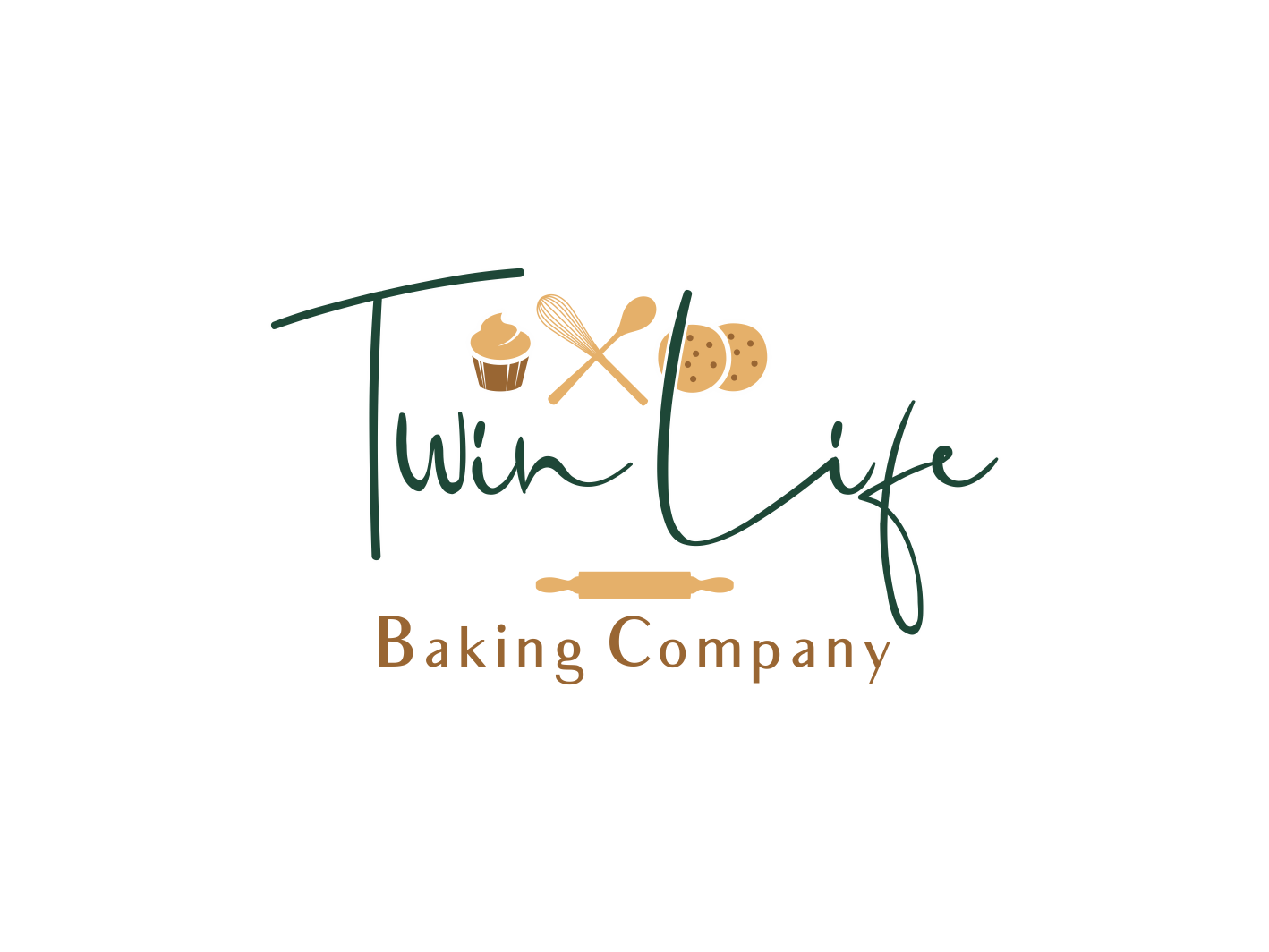 Feminine, Modern, Bakeries, Restaurants, Retail Logo Design for Twin