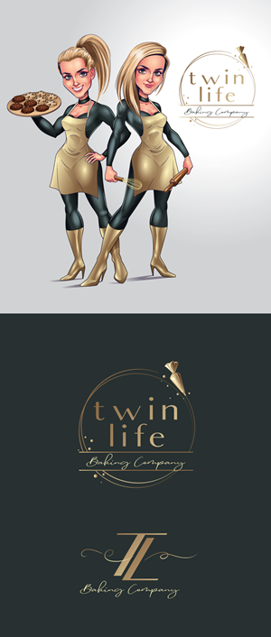 Logo Design by ally designs for Twin Life Baking Company | Design: #29138153