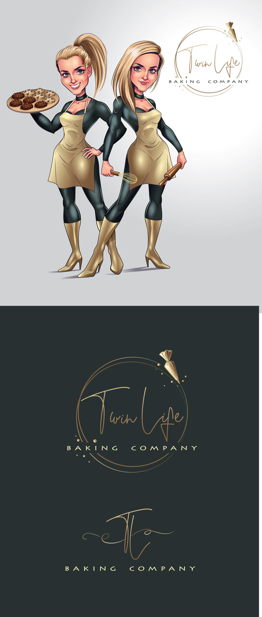 Logo-Design von ally designs für Twin Life Baking Company | Design #29151664