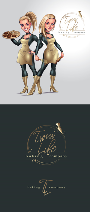 Logo-Design von ally designs für Twin Life Baking Company | Design: #29151672