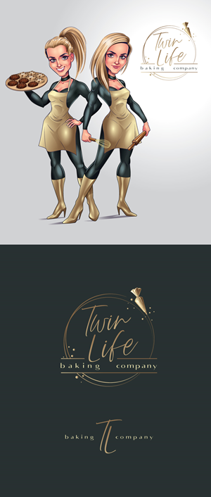 Logo-Design von ally designs für Twin Life Baking Company | Design: #29151673