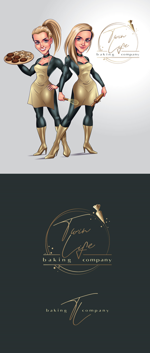 Logo-Design von ally designs für Twin Life Baking Company | Design: #29151674