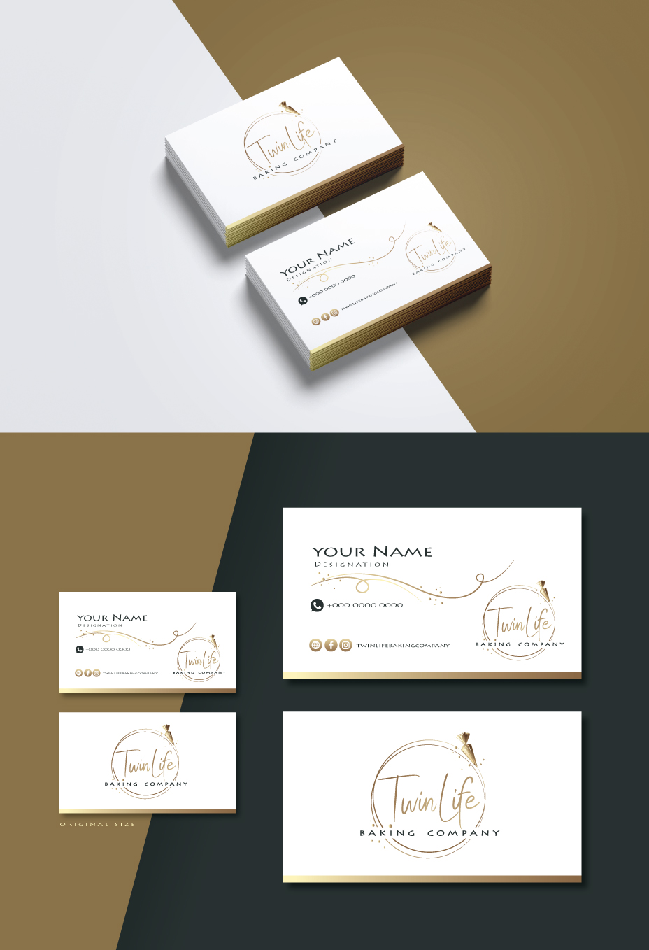 Logo Design by ally designs for Twin Life Baking Company | Design #29189118