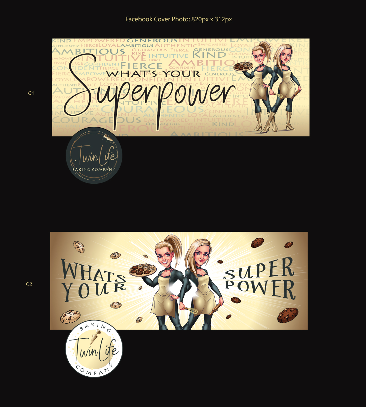 Logo Design by ally designs for Twin Life Baking Company | Design #29284868