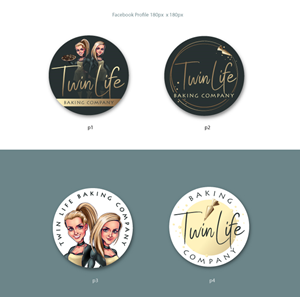 Logo Design by ally designs for Twin Life Baking Company | Design: #29284869