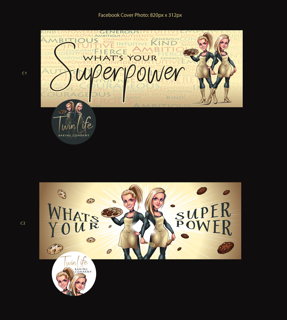 Logo Design by ally designs for Twin Life Baking Company | Design #29293701