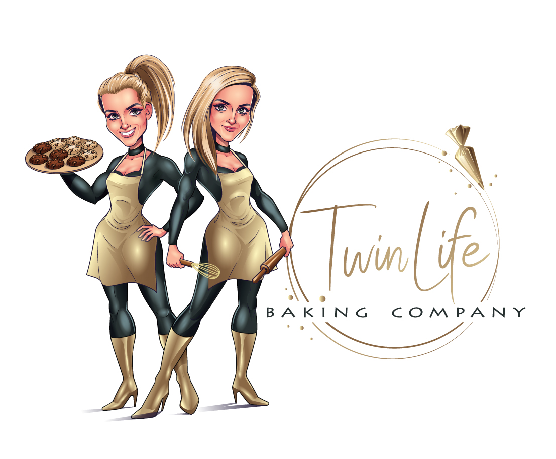 Logo Design by ally designs for Twin Life Baking Company | Design #29360983