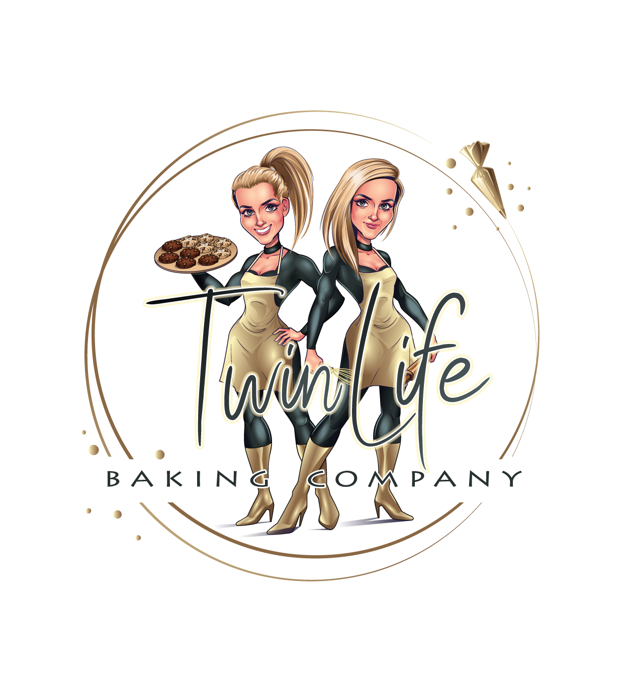 Logo Design by ally designs for Twin Life Baking Company | Design #29360984
