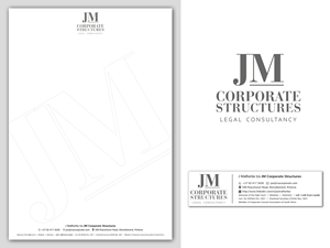 specialised legal consultancy business needs an update on logo and office stationary. | Diseño de Papelería por DZINO