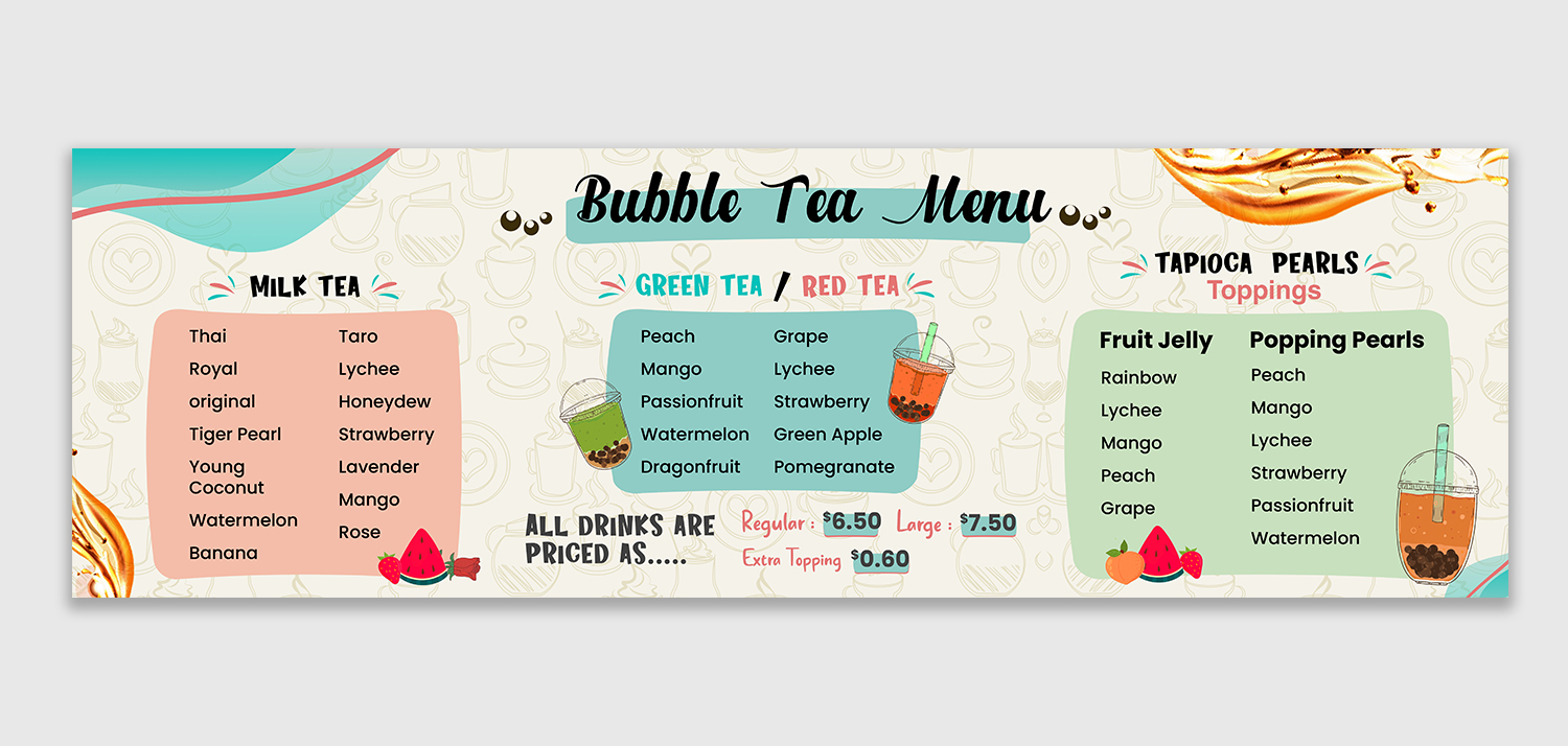 Menu Design by debdesign for this project | Design #29118815