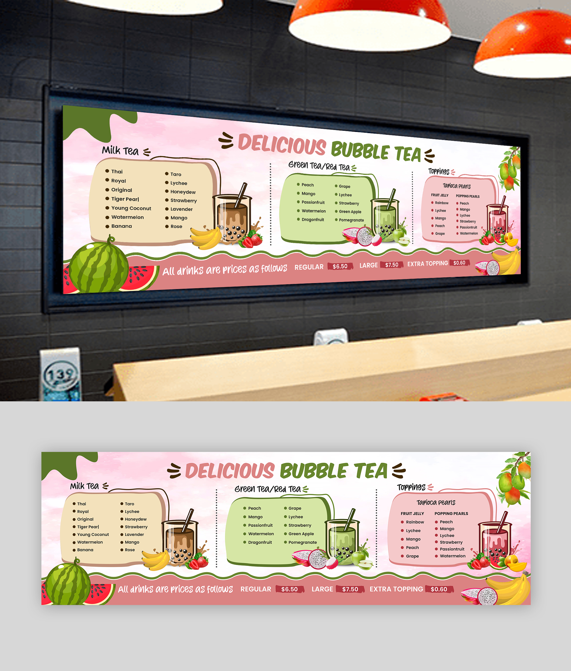 Menu Design by debdesign for this project | Design #29119287