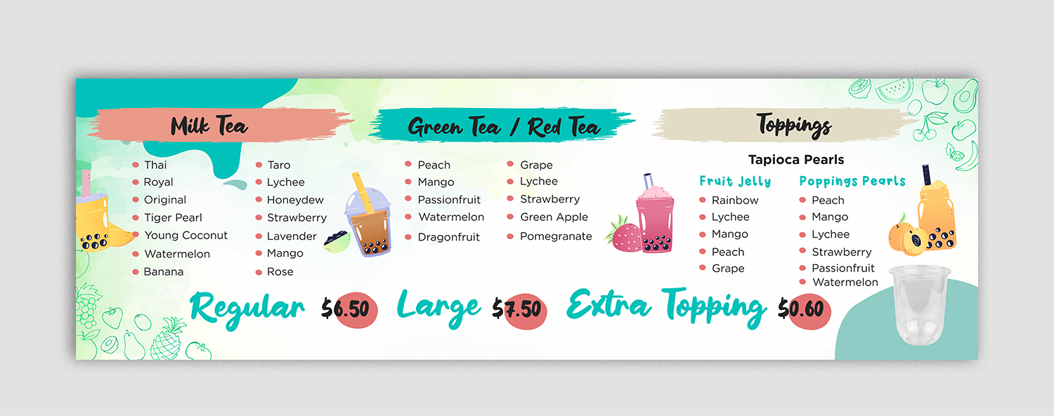 Menu Design by debdesign for this project | Design #29121009