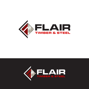 Flair Timber & Steel | Logo Design by chris Ray